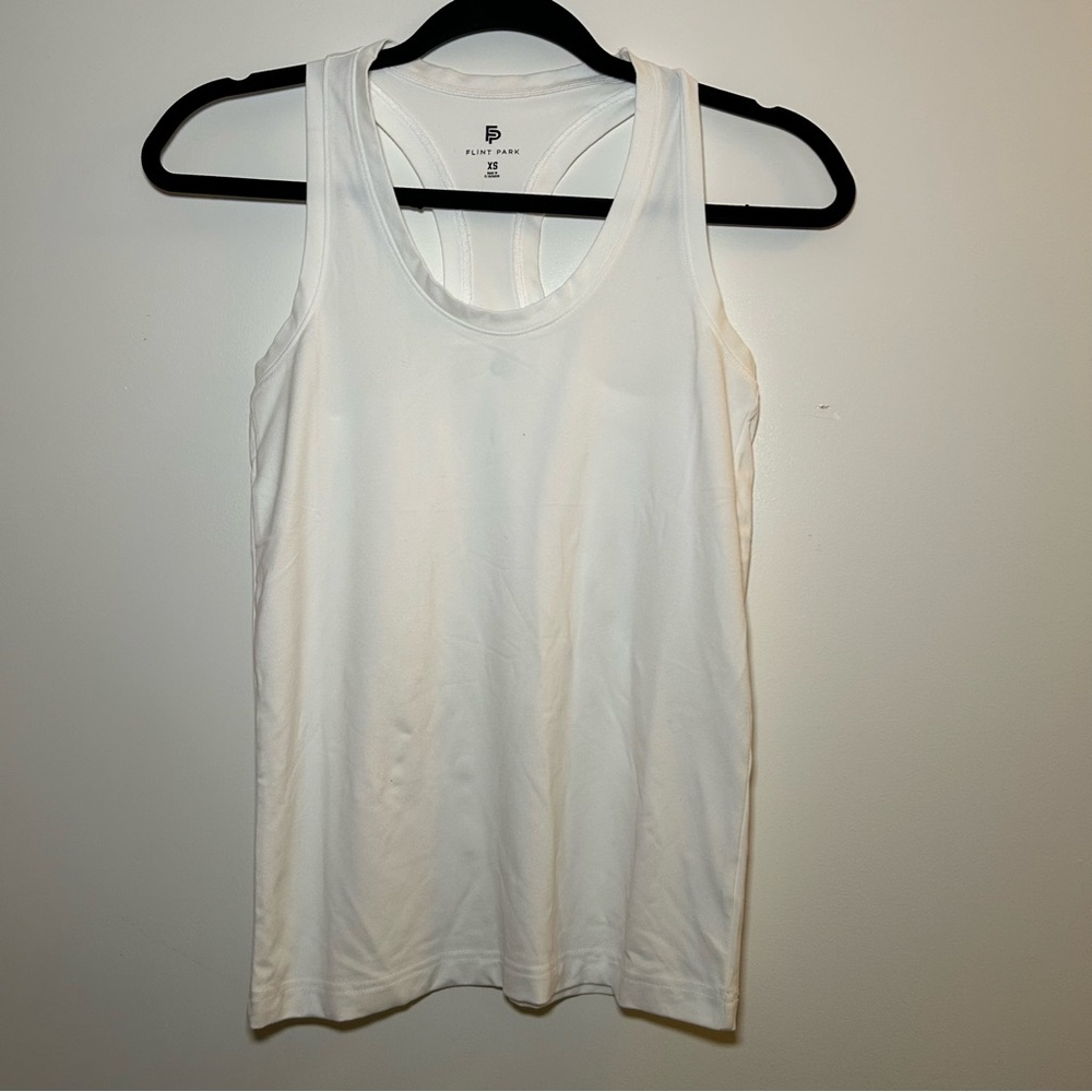 Flint Park Volley Tennis Tank Women's Size XS in White NEW